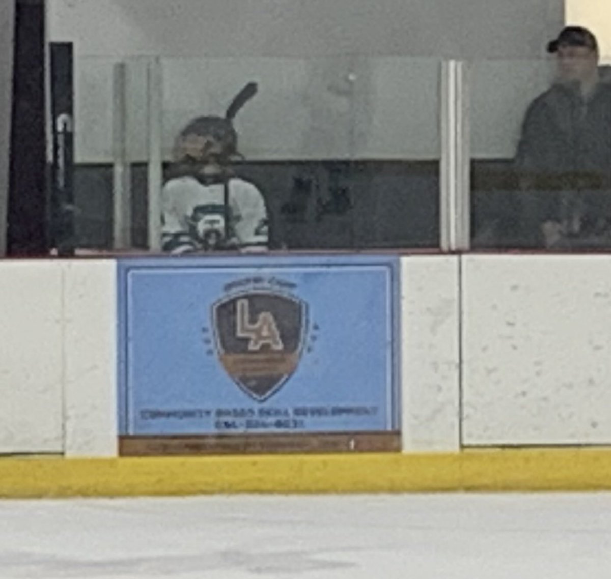 I didn’t realize I raised a cheater, Gabby in the penalty box.