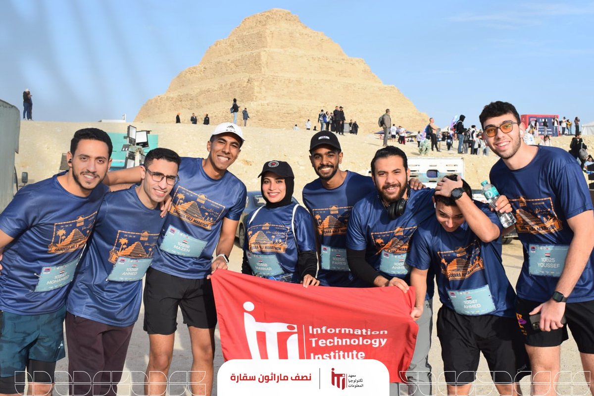 طلاب معهد تكنولوجيا المعلومات يتألقون في نصف #ماراثون_سقارة🏃‍♂️🏃‍♀️

في منطقة سقارة الأثرية بمحافظة الجيزة، بمشاركة نحو ألفي متسابق من أكثر من 60 جنسية، في مضمار فريد يمتد بين الأهرامات وعلى أطراف الصحراء، في مشهد يجمع بين الرياضة وعبق التاريخ.

#MCIT #ITI #RaceThrowHistory