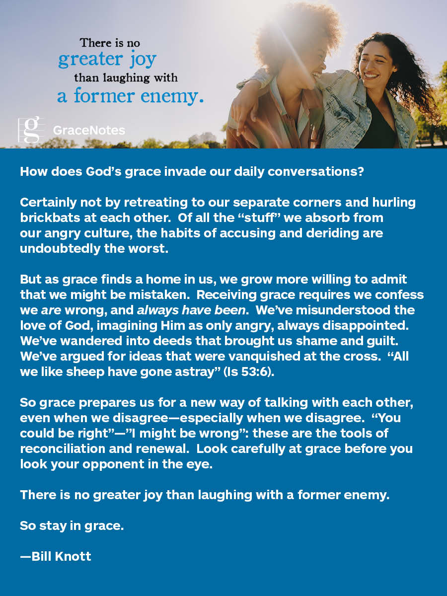 This Week’s GraceNote