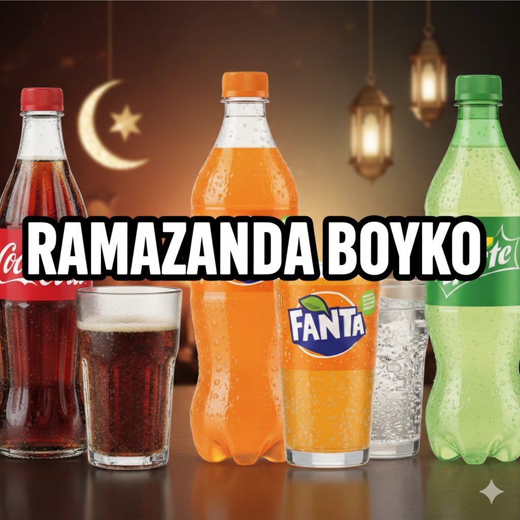 Boykot etmeyi unutmayın.. 
#RamazanRuhunuYaşat