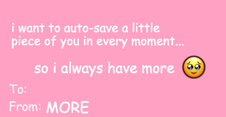 share a card. save a little. love a lot 💞

from: MORE 💌