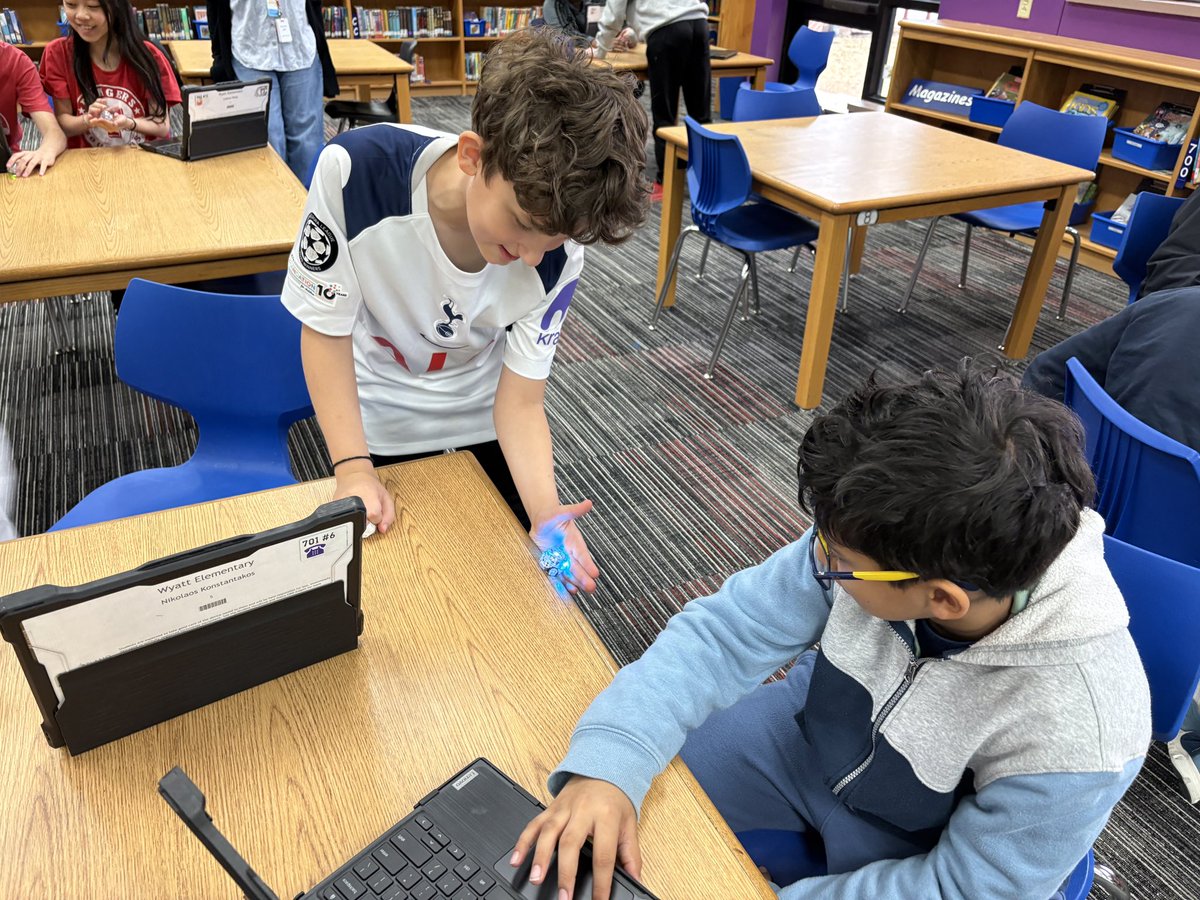 Wyatt Elementary Library tweet media