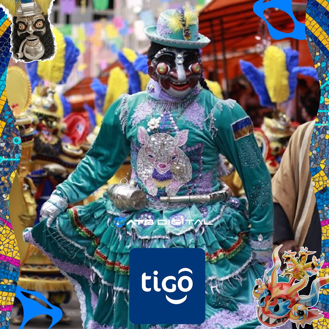 EnConexionbol's tweet photo. Con pasos marcados y elegantes, la morenada recorre las calles de Oruro en honor a la Virgen del Socavón.
Patrocina: TIGO
#ATBDigital #CarnavalDeOruro #Carnaval #Morenada https://t.co/7sQkzsxhI5