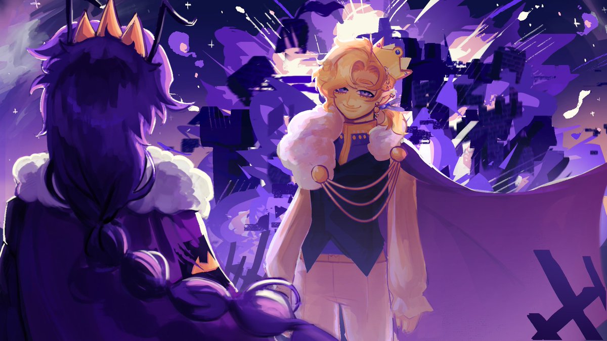 san3swirl's tweet image. Thought I’d also share me and my @rubyylizard part!! This was rlly fun plz go watch everyone else’s 💜💜