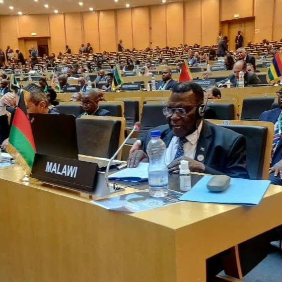 AddisMalawi's tweet photo. Honourable Dr. George Chaponda, Malawi’s Minister of Foreign Affairs, is leading the delegation at the #AUSummit in Addis Ababa. He is representing H.E. President Arthur Peter Mutharika at the 39th Ordinary Session. https://t.co/YNIB9LvBOl