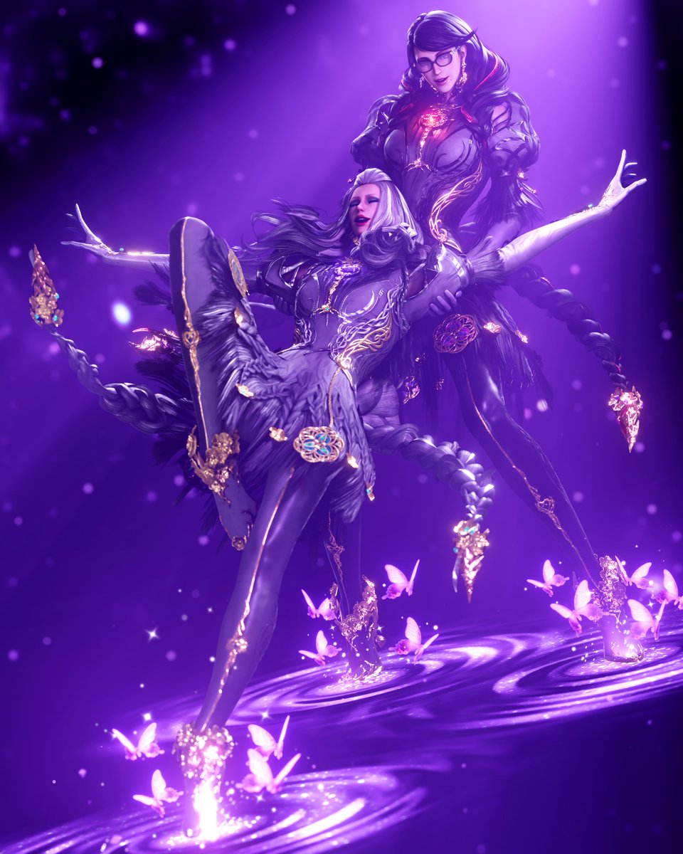 Jeanne and Cereza 💜 
#Bayonetta #BayoJeanne