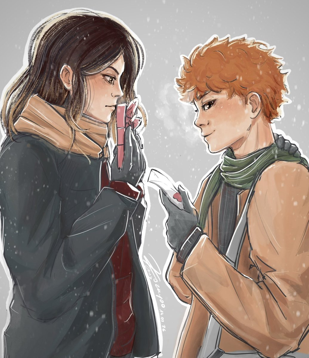 kozuyoo's tweet photo. Valentine’s Day #kenhina 💝 I hope am not too late https://t.co/rEo3c7Gfgo