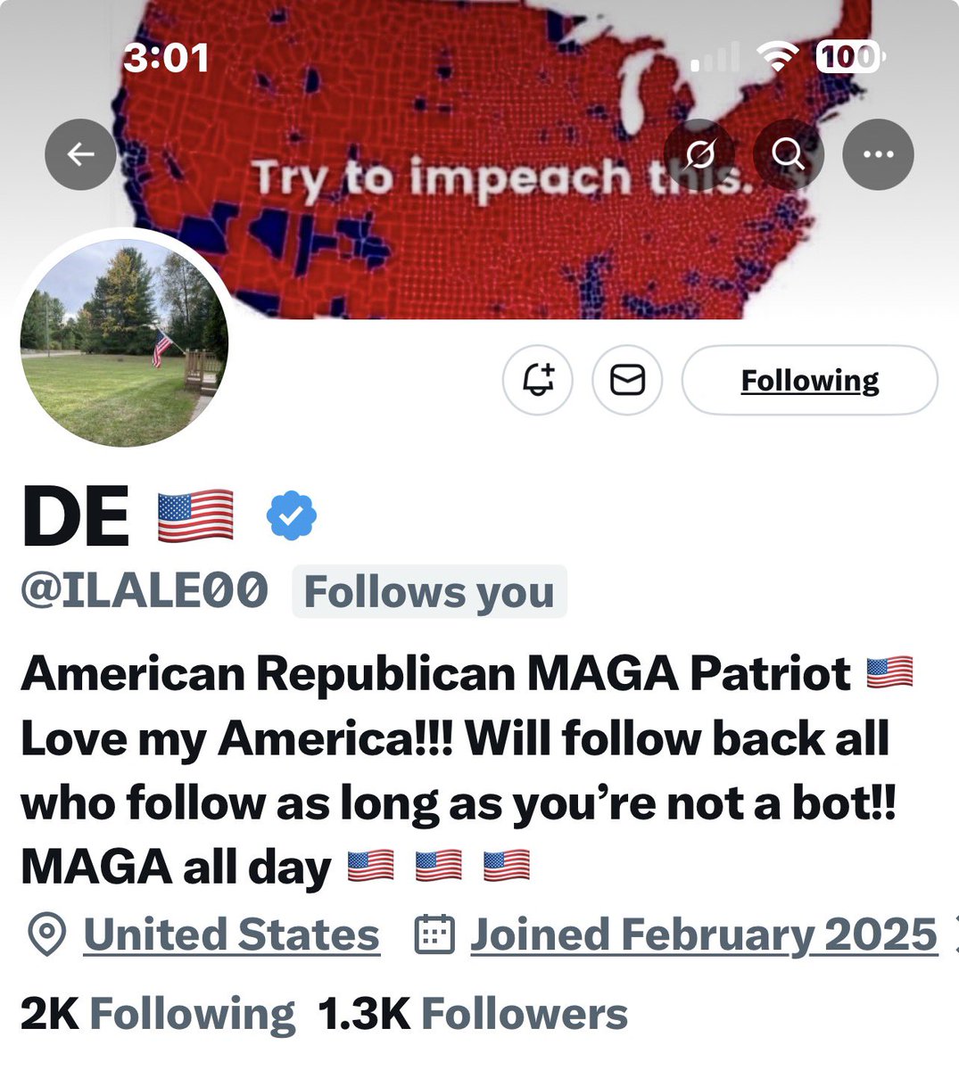 Steph_Protect2A's tweet photo. Do YOU Follow My Friend, @ILALE00 ???
DE is a MAGA Patriot who Follows Back!🇺🇸
Please FOLLOW and REPOST!!🇺🇸💪🏻🇺🇸💪🏻🇺🇸 https://t.co/PGo0idwHHY