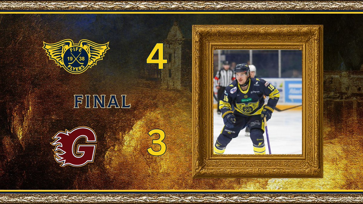 🏒 | 𝐅𝐈𝐍𝐀𝐋 𝐒𝐂𝐎𝐑𝐄
Flyers 4 - Jameson x 2 (23:45, 52:39) Ducharme 51:30, Alderson 55:48
Flames 3 - Ully x 3 (24:44, 30:38, 31:17)