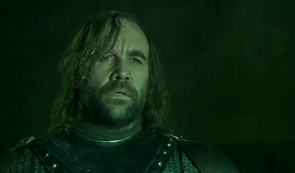 A detail in season 2 of Game of Thrones that I like is that everyone except the Hound flinches and looks away when the wild fire explodes Stannis’ fleet