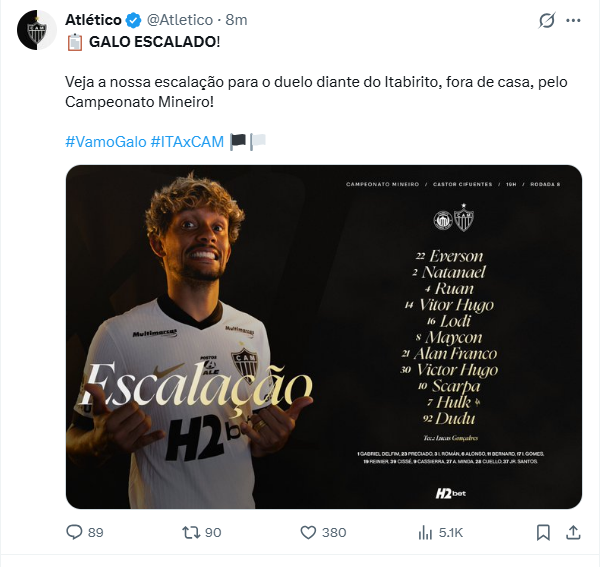 escalafob3tico's tweet image. A escolha do Scarpa para ilustrar a escalação do Galo de hoje foi uma indireta do ADM, claro ou com certeza? #ITAxCAM