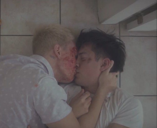 hudson williams is either a freak, covered in blood, gay or all of the above in his short films and i respect that