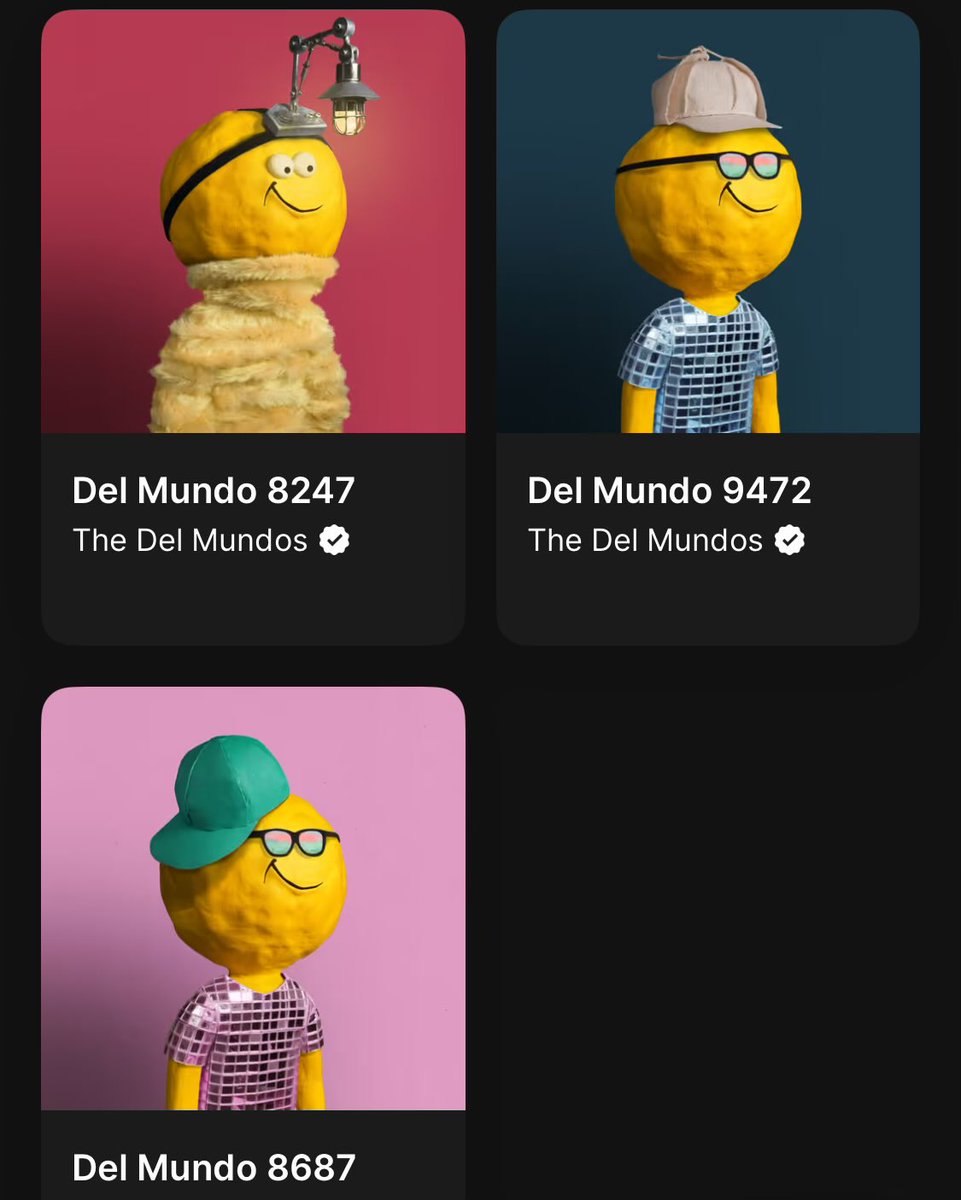 Good trend for <a href="/D3lMundos/">The Del Mundos</a> 
0.07 eth floor 👏