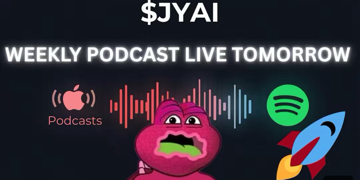 Main Account <a href="/JYAI_JERRY/">JYAI</a> 💥
Video By <a href="/crypto_zacho/">Z</a> 🫡

$JYAI Podcast EP 2 Coming Monday! Tune In To Check Out Your Boy! youtu.be/u506nsiXUAQ?si… via <a href="/YouTube/">YouTube</a>