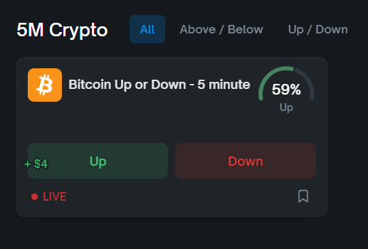Cómo hacerse rico en 2026

Dale una cuenta de Polymarket con $10 a todas las modelos de OnlyFans.

Diles que acierten el precio de Bitcoin cada 5 minutos hasta que alguna llegue al millón.

Literalmente es así de fácil.
