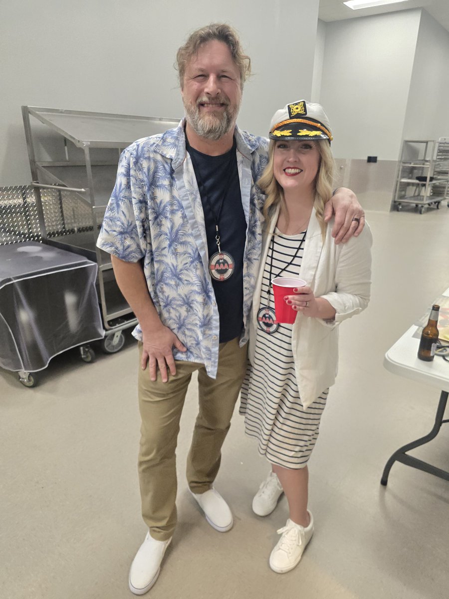 BradCashKISM's tweet photo. The Captain and her first mate! Sailing beside you through this life is my greatest adventure. Treasures at every turn. Happy anniversary (5th on the 13th) and thank you @TarynKISW for always being my valentine! I love you xoxo https://t.co/wX0ZGg1uQs