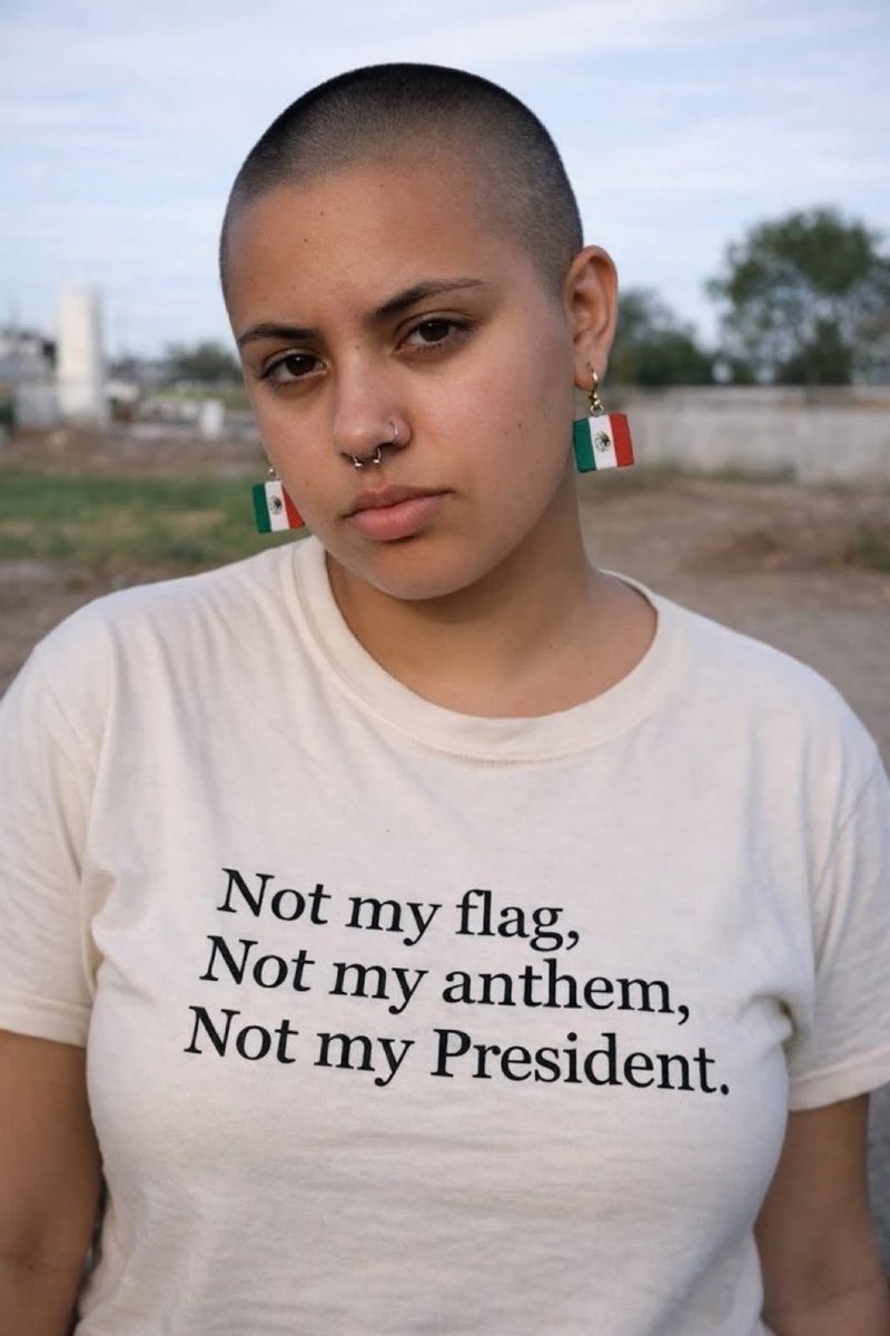 But she is here in America because where she came from is a shithole…