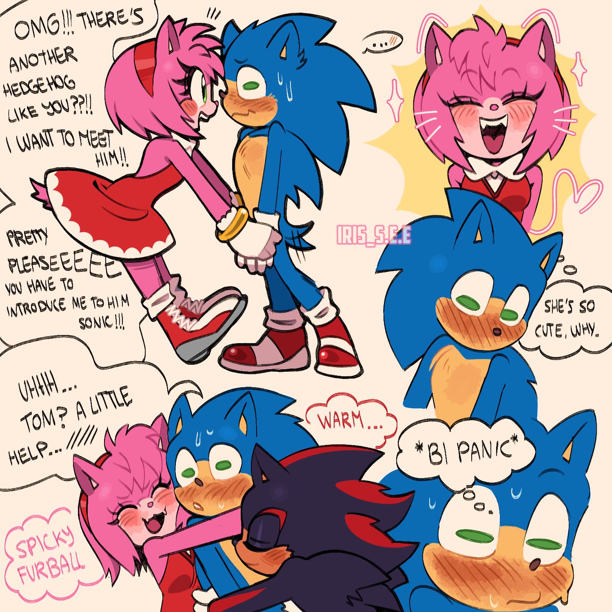 What about some Sonshadamy for Valentine's Day guys? 

#sonadow #sonamy #shadamy