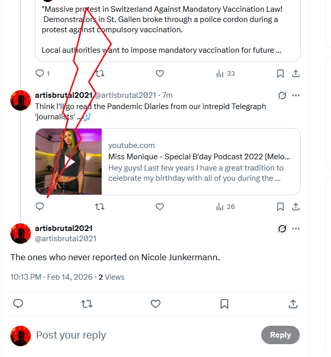 X is once again hiding a reply to a post. Look at the name they're protecting and ask yourself why.