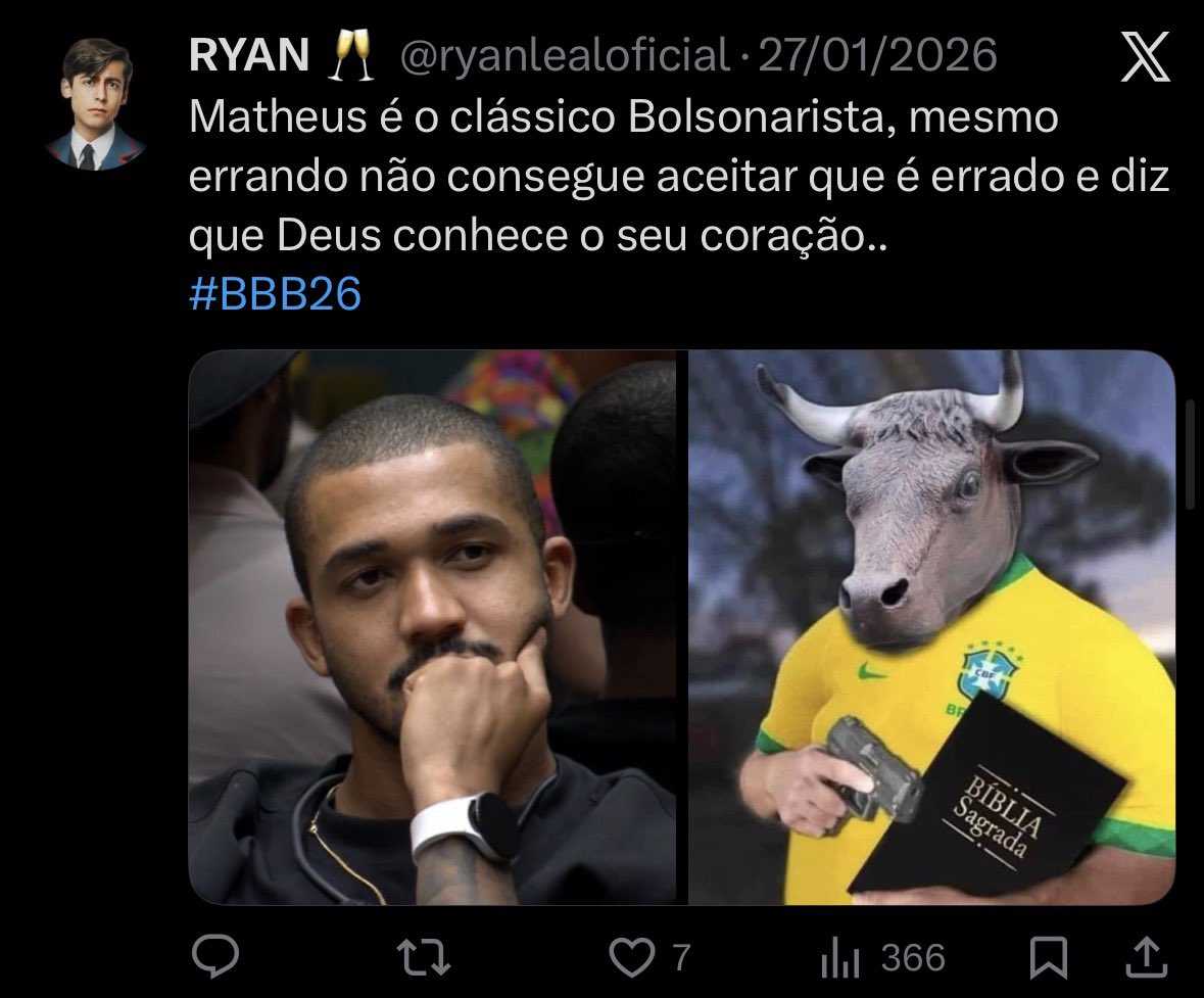 Ivaldjunior's tweet photo. @ryanlealoficial @setti0d @CarlosBolsonaro @Mi_Bolsonaro Você é Eleitor do Lula independente de quem será contra, mas Lula não tem contra ngm, pior governo que o Brasil já teve! https://t.co/lLutY1fhVt