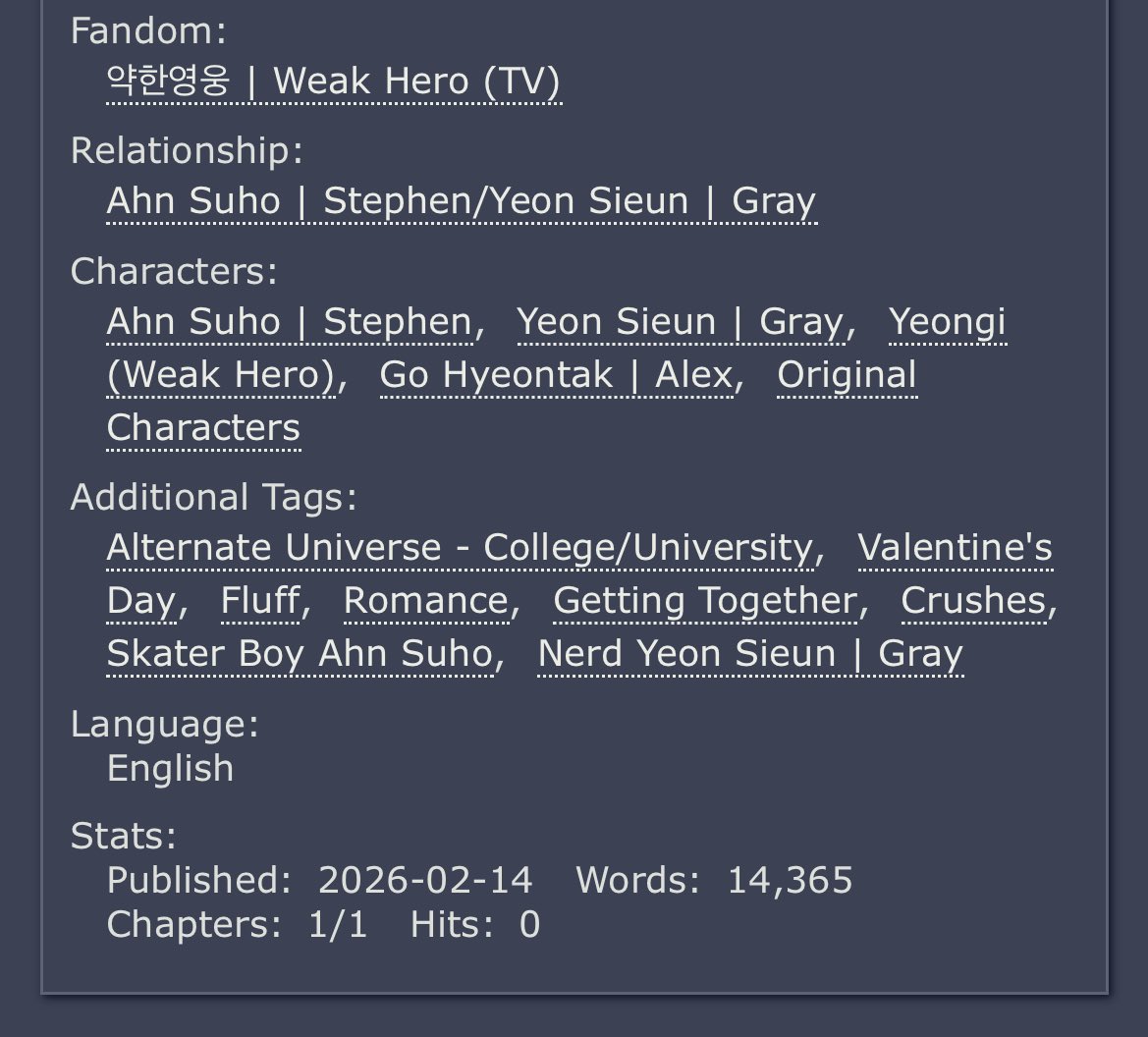 valentine mubarak shse in luv forever 🫀🩷 archiveofourown.org/works/79284961