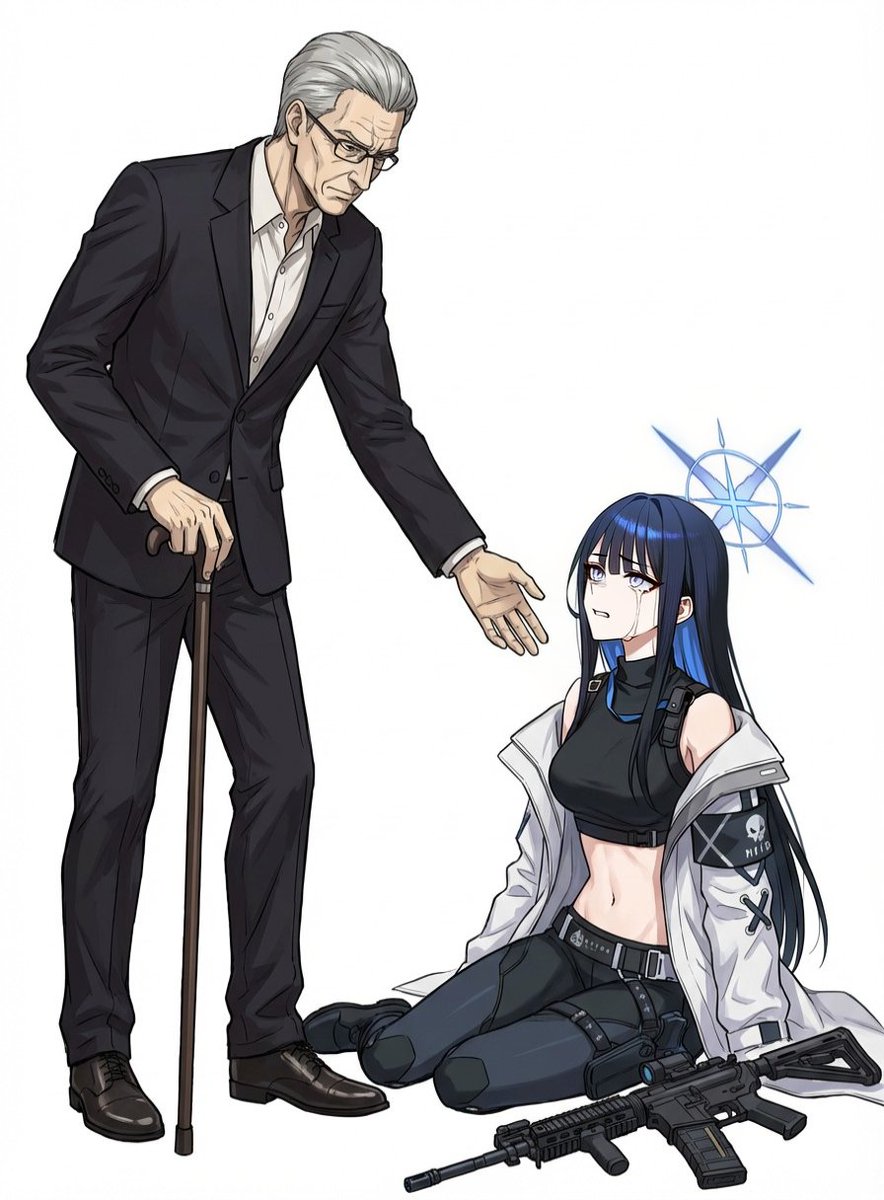 #ブルーアーカイブクロスオーバー 
アーマードコア6のウォルターinキヴォトス
「錠前サオリ」

「生きる理由がないならば俺と来い」

「お前に意味を与えてやる」 