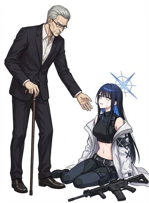 #ブルーアーカイブクロスオーバー 
アーマードコア6のウォルターinキヴォトス
「錠前サオリ」

「生きる理由がないならば俺と来い」

「お前に意味を与えてやる」 