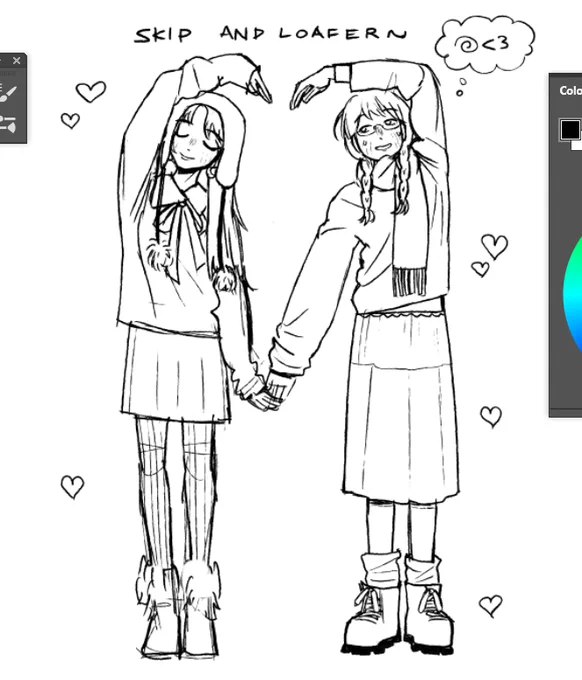 didnt get the time to finish this for valentines 