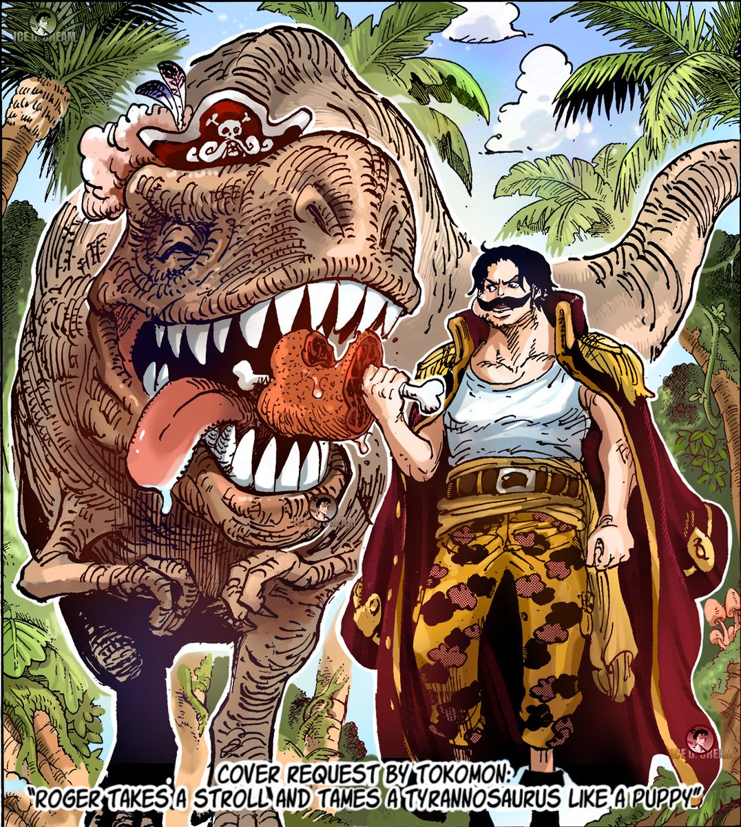 Roger and the Dinosaur!
Chapter 1174. Full version Sunday/Monday.

Other chapters starting from 1000 (Full HD and No Watermark - Telegramm) - t.me/+4j2GEjzUG_4wM…

#onepiece #onepiece1174 #onepiece1174spoilers #onepieceloki #loki #roger