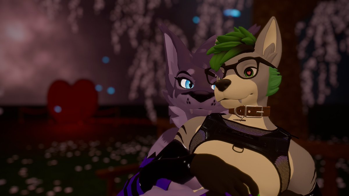 Happy Valentine’s Day from <a href="/WolfieThunder/">Thunderwolfie</a> and I 

I love you babe. I’m so glad you’re in my life