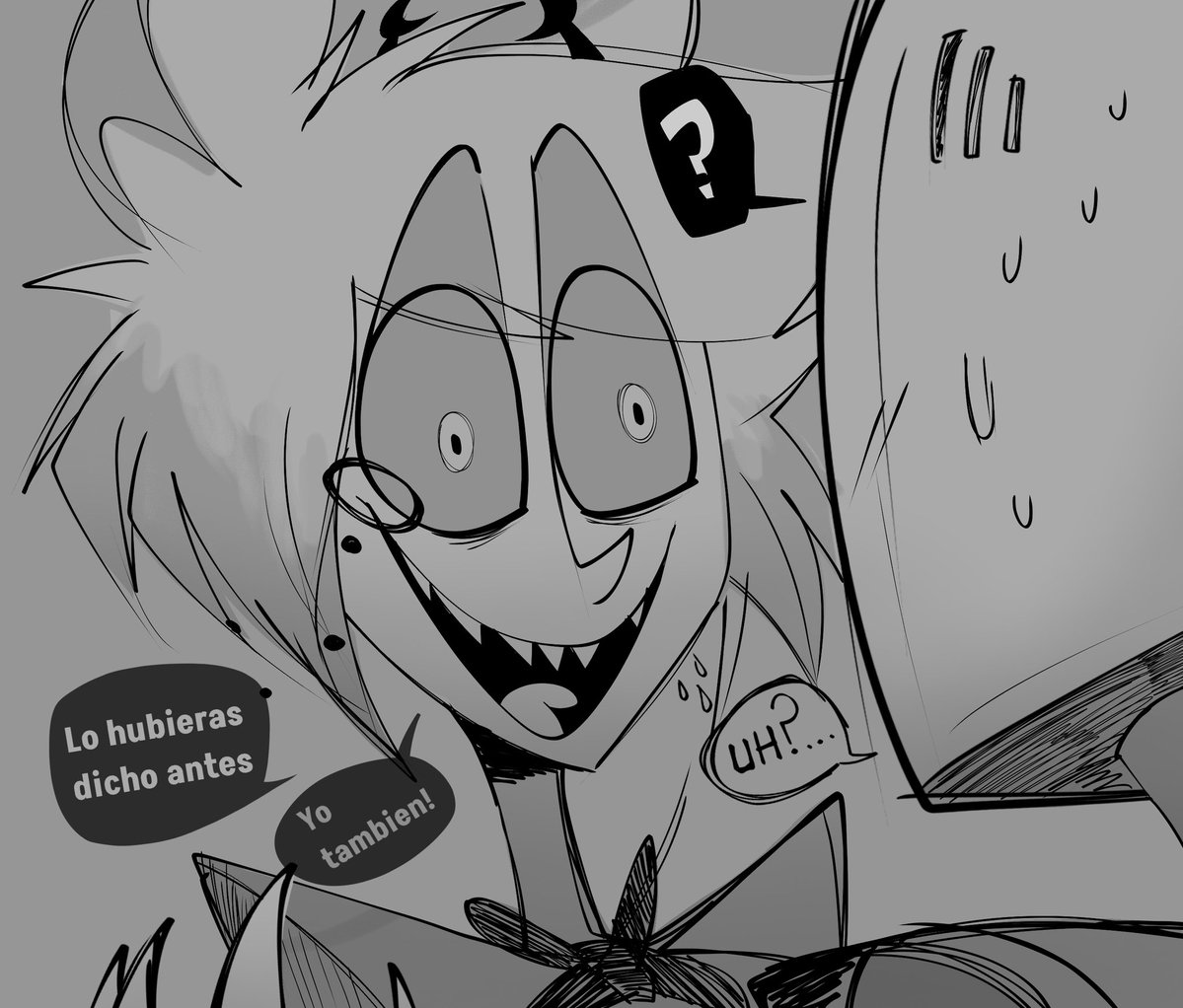 sanguchito17_'s tweet photo. #HazbinHotel #RadioStatic #voxal #sketches NO https://t.co/iD2vi7S7mI