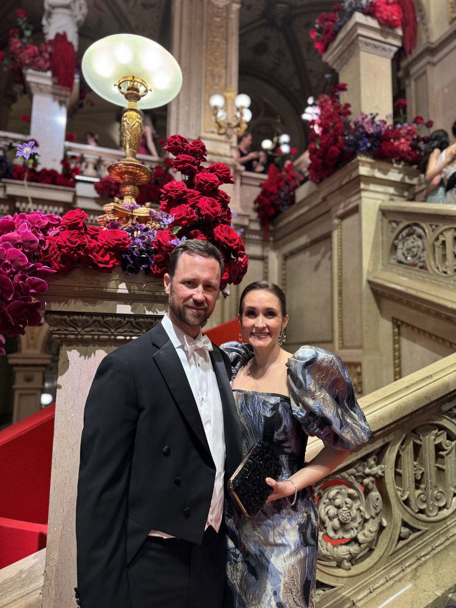 morley_erin's tweet photo. Wiener Opernball 2026! ♥️ What a night!!! Thank you for inviting us, @WrStaatsoper! 
@ProfJohnMorley https://t.co/j6ckwIswk3