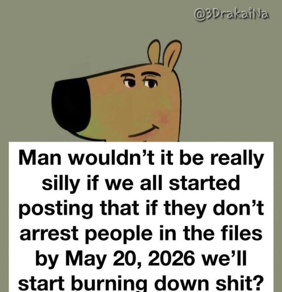 <a href="/ImGinnyRobinson/">Ginny Robinson</a> Saw this earlier. We need to set a real deadline for real consequences to begin for these people or else everybody needs to do something