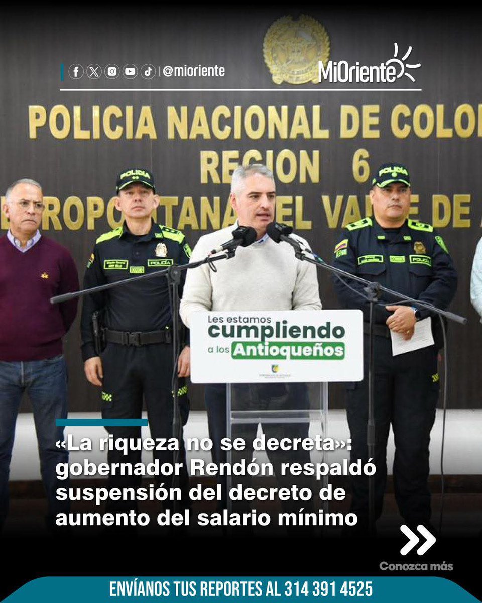 Lo dice alguien que en su vida ha sabido que es sobrevivir con un salario mínimo.
Alguien que ha tenido toda clase de enredos cuando fue alcalde de Rionegro.
Alguien que su familia y cercanos estan tapados en dinero de cuenta de recibir cargos en el sector público.
Un statu quo