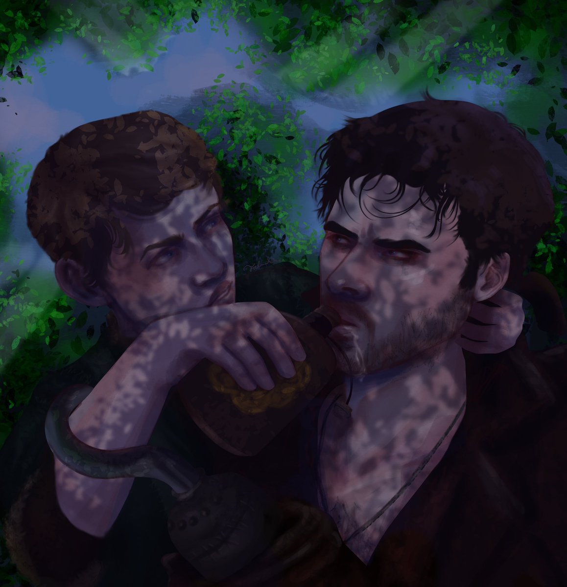 roysmilkers's tweet photo. “Have a drink, you know it always helps you think.” #peterpan #killianjones #captainpan
Thank you so much @arrowcest for the comm!! 💜 https://t.co/ExSsjLoG1a