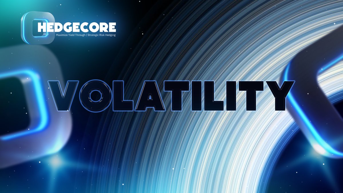 ▪️What is Volatility?
Volatility is the degree of price change of an asset over time.
High volatility means sharp rises and drops in value.
In crypto markets, it creates both risks and profit opportunities.

🟦 HedgeCore