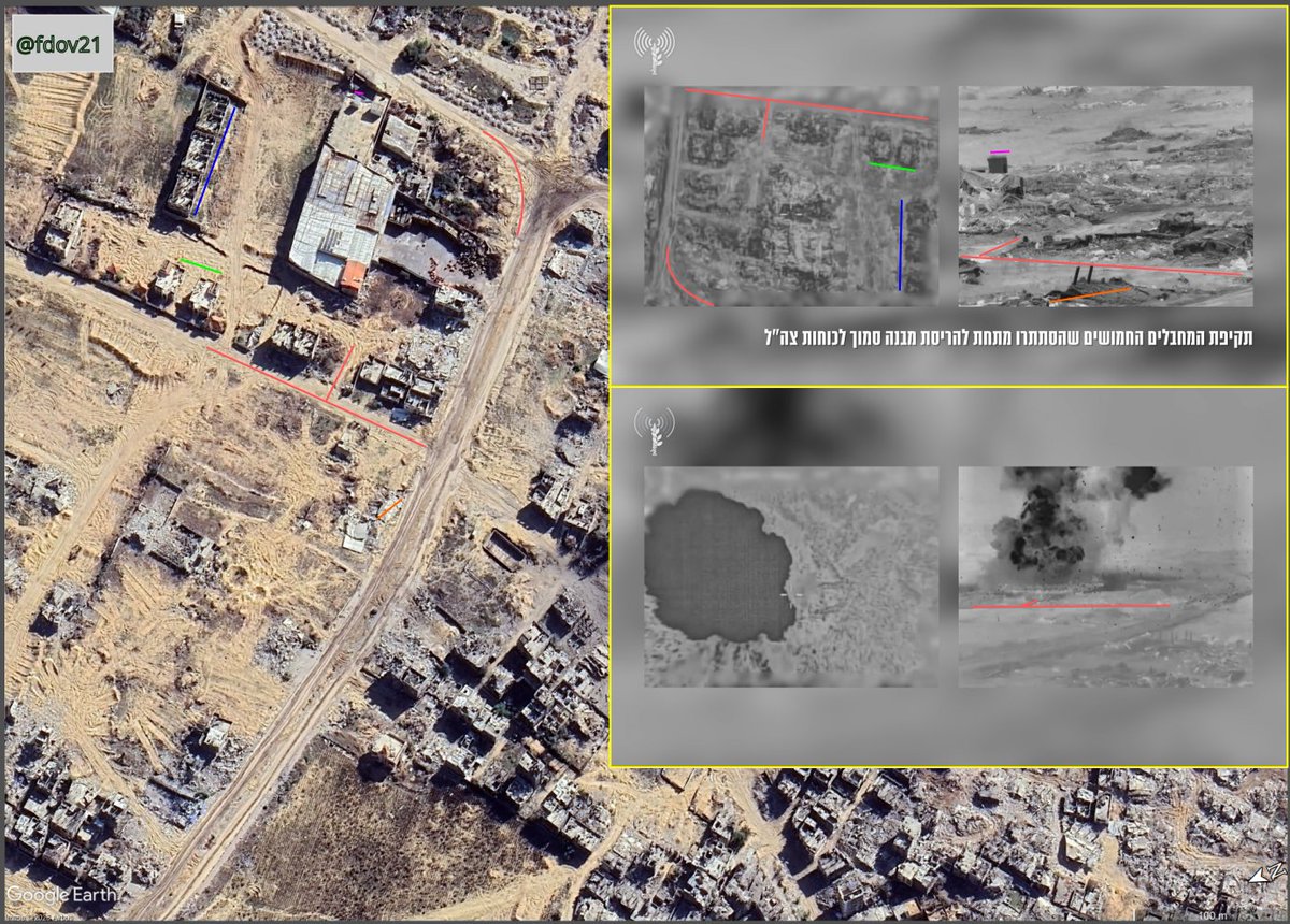 Israeli drone strike targeting gunmen east of the yellow line. Next to Hamouda roundabout, Sheik Zaid, north Gaza.
31.530115, 34.514803
<a href="/GeoConfirmed/">GeoConfirmed</a>