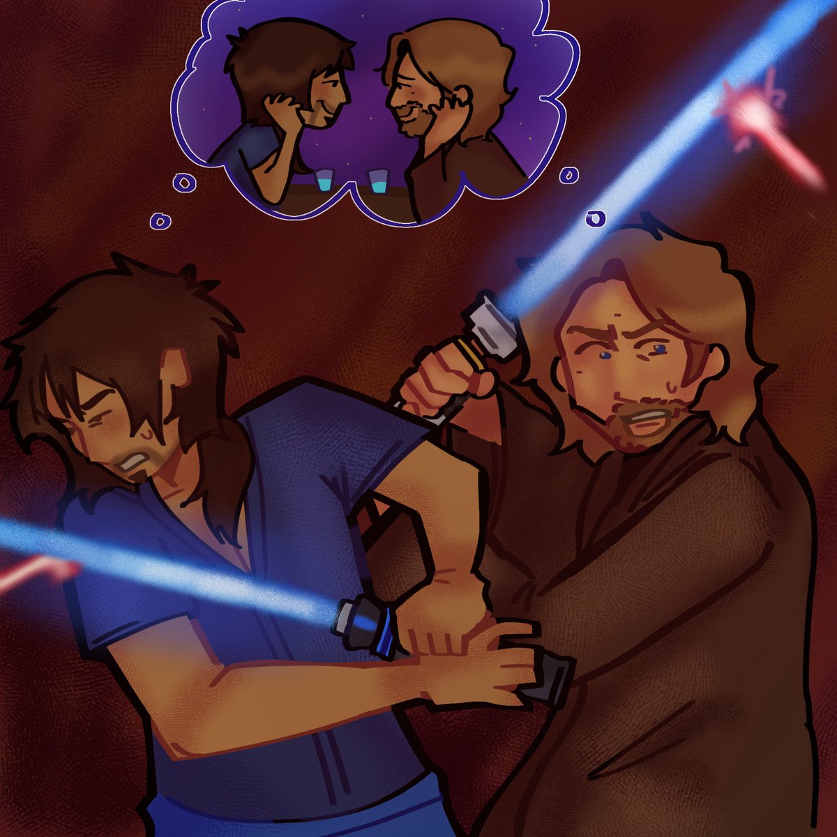 obiwankisser's tweet photo. . . ( #spaceship / #galaxypartner )
— No hay tiempo para San Valentín para estos jedi's
#starwars #obiwankenobi #yumetwt #swtwt https://t.co/RWhzaY3n29
