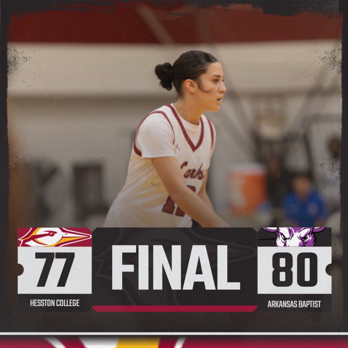 GoLarks's tweet image. The Larks battled through overtime in their regular season finale but fell to Arkansas Baptist, 80–77.

Brooke Bettis: 23 PTS, 7 REB
Akiva Brown: 17 PTS, 11 REB
Mariah Hall: 11 PTS, 15 REB

Thank you, Lark Nation, for your continued support all season long.