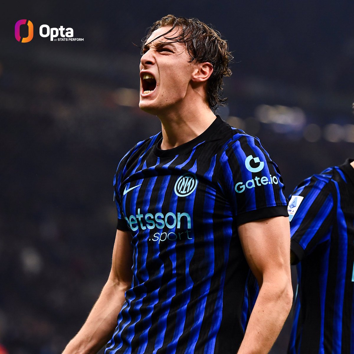 2 - Francesco Pio Esposito (20 years and 231 days) is the second youngest Italian Inter scorer against Juventus in the last 60 years in Serie A (since 1970), after Mario Balotelli (18 years and 249 days on April 18, 2009). Header.

#InterJuve #InterJuventus