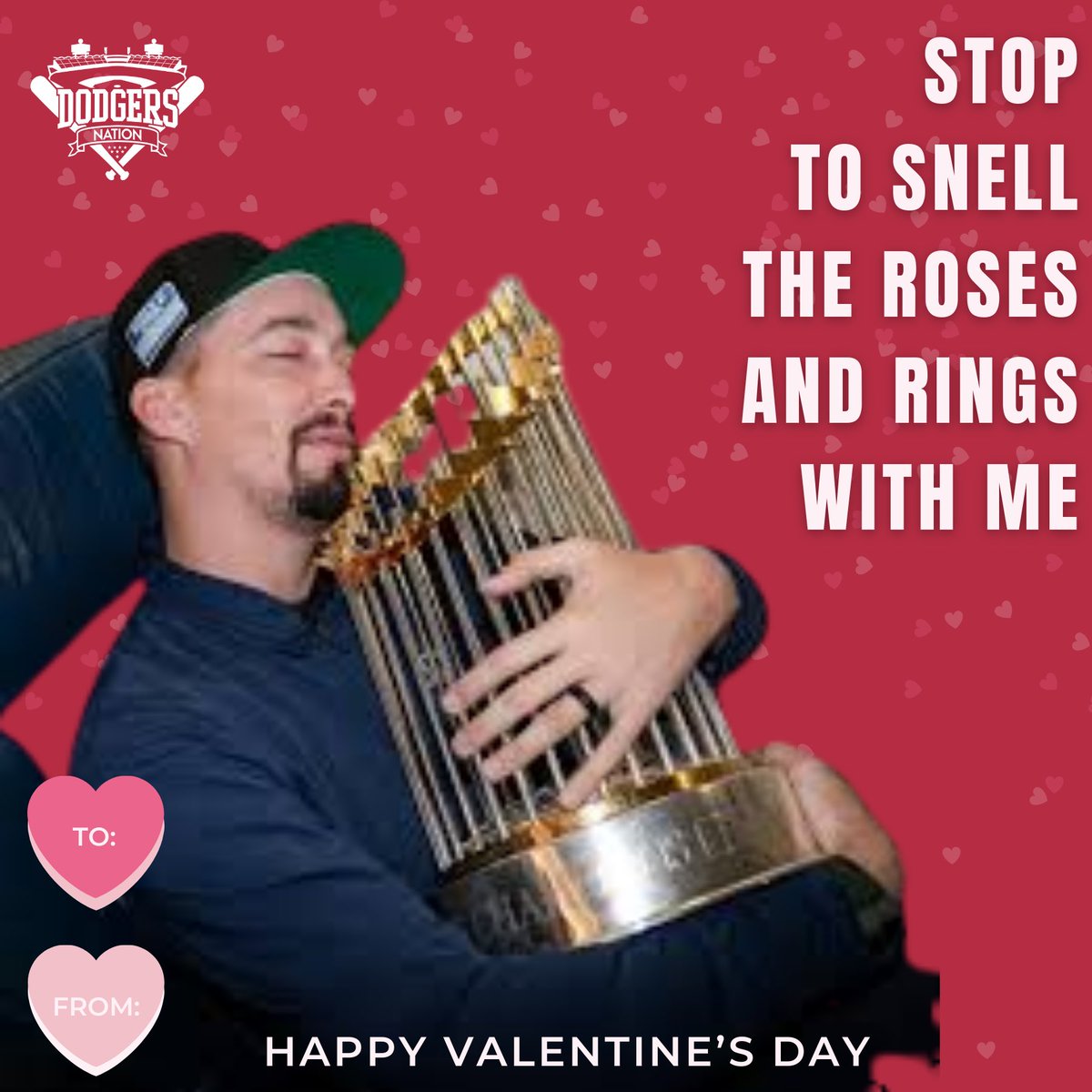DodgersNation's tweet photo. Who gets which card? #Valentines https://t.co/b12f3yQOMc