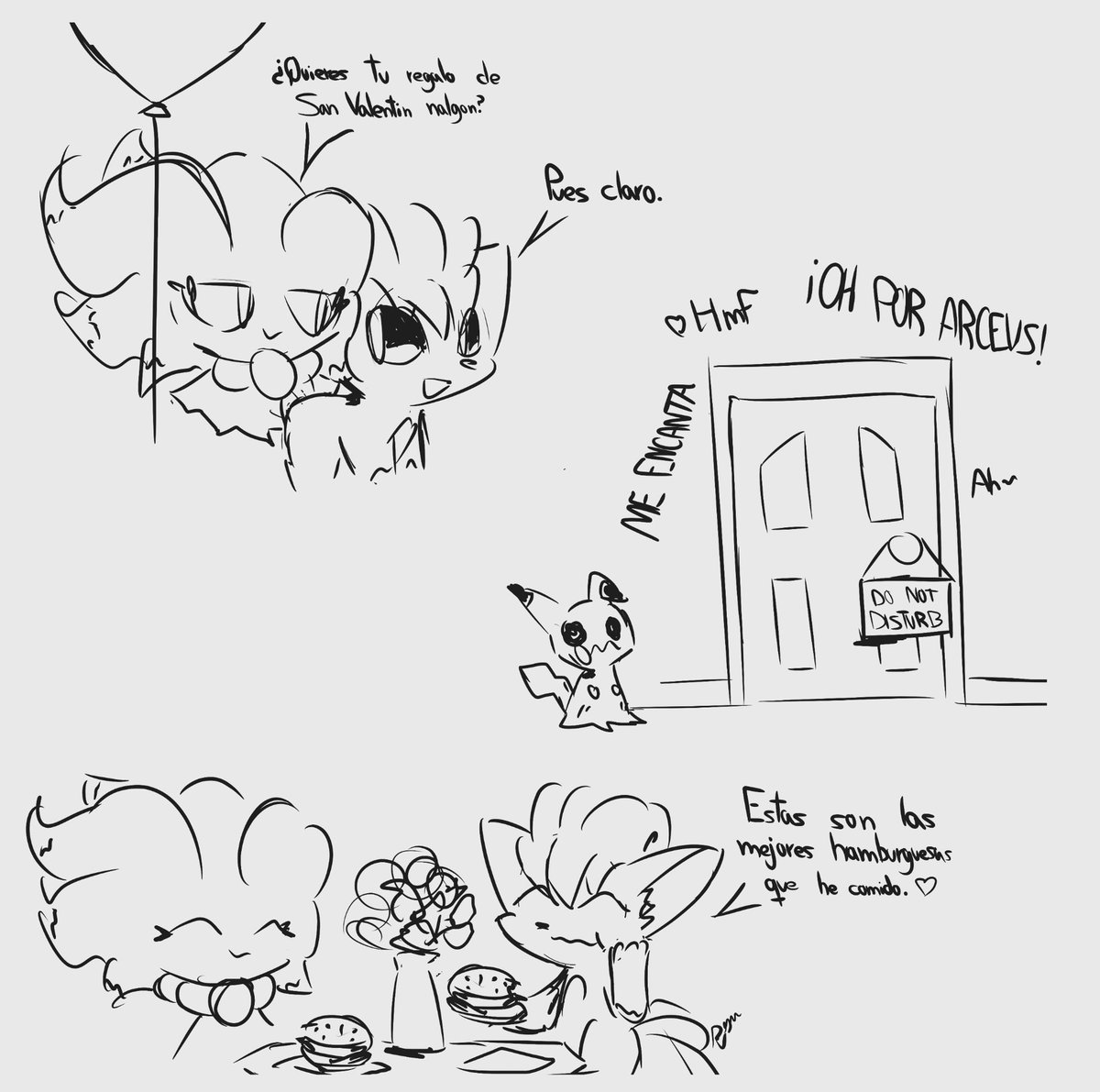 El regalo perfecto. Unas boceteadas random.