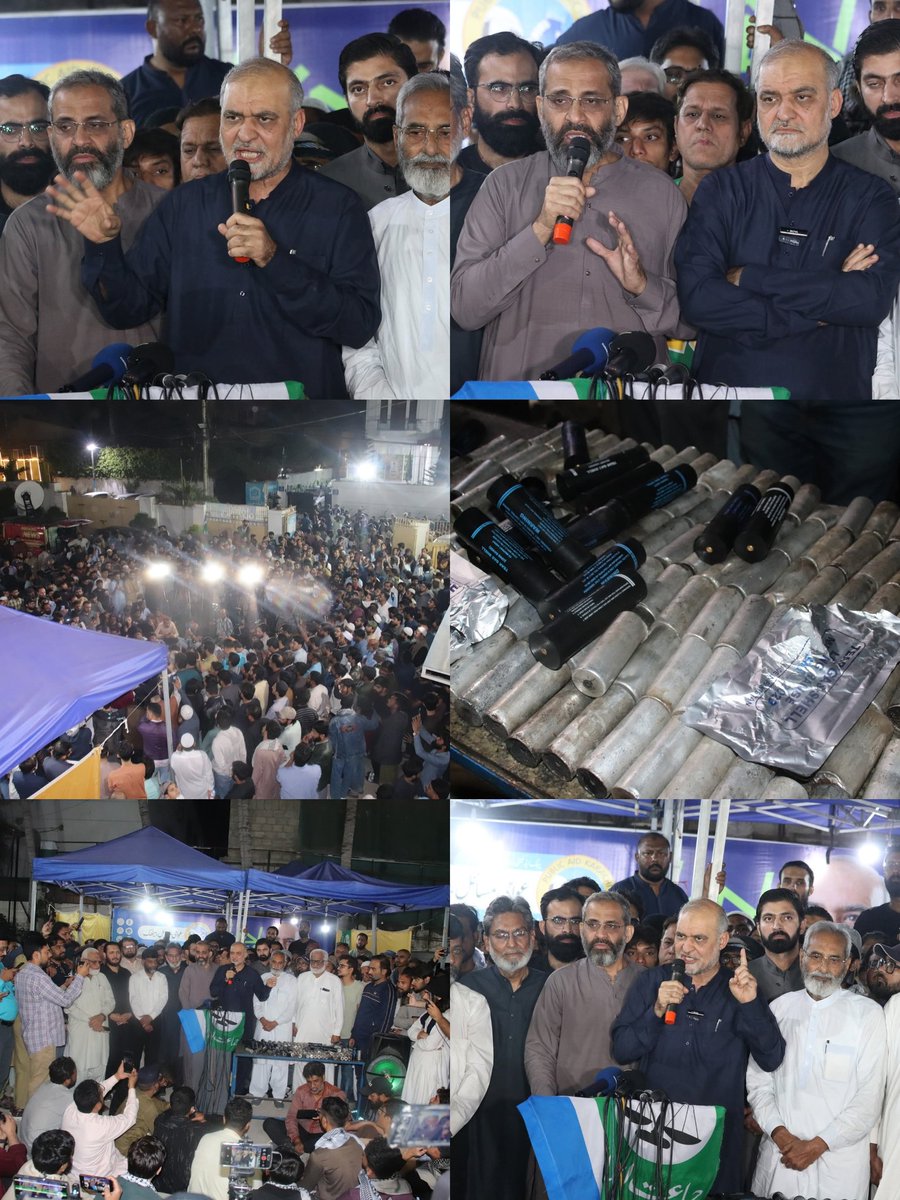 امیرجماعت اسلامی پاکستان حافظ نعیم الرحمن کراچی کے حق،مسائل کے حل او ربا اختیار شہری حکومت، سندھ اسمبلی پر دھرنے سے روکنے کے لیے جماعت اسلامی کے پر امن و نہتے کارکنوں پر پولیس کاوحشیانہ تشدد،لاٹھی چارج و شیلنگ،درجنوں کارکنان گرفتار کےخلاف ادارہ نورحق میں ہنگامی پریس کانفرنس