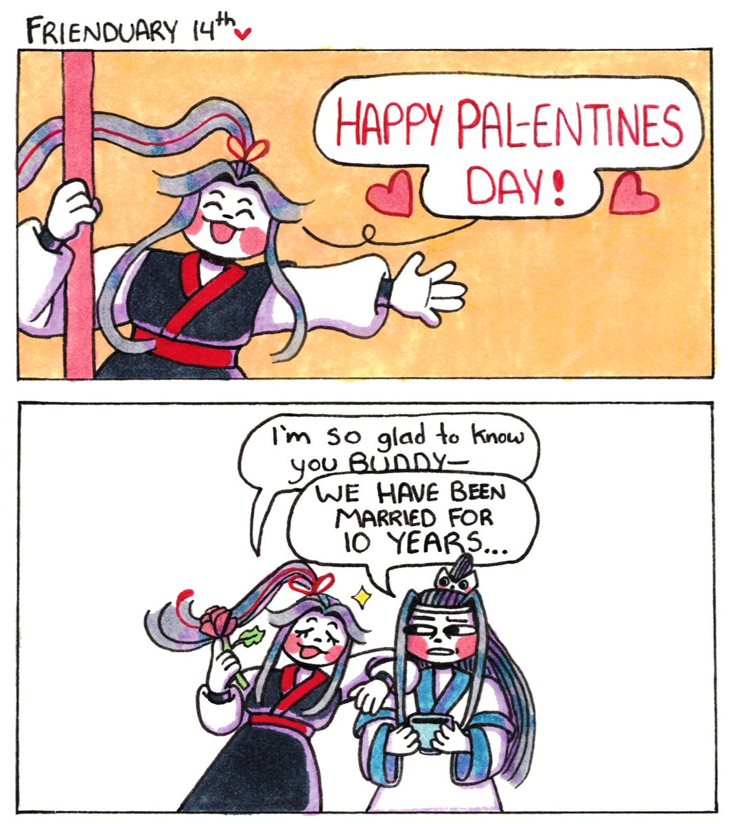 #MDZS #wangxian Happy PAL-entines day!