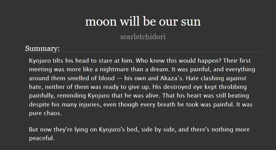 Happy Valentine's Day 💗

akaren hurt/comfort with a touch of very light angst (i'm sorry🥹)

link: archiveofourown.org/works/79541641