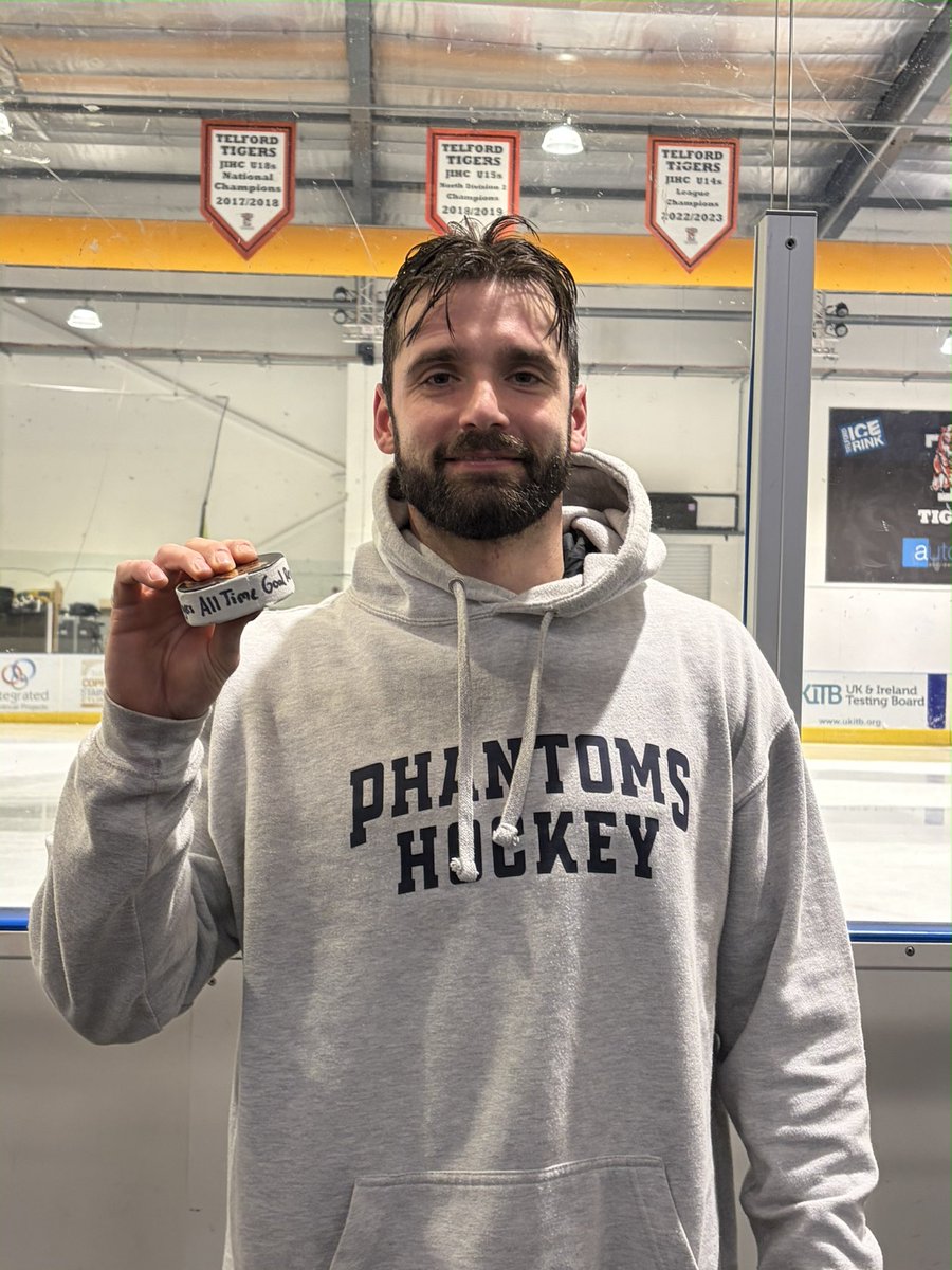 Your all-time leading Points AND Goal scorer 👑

#19 Luke Ferrara is proudly sponsored by Canter Holland!

#WeArePhantoms