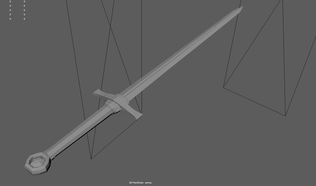 Xesxus's tweet photo. Modeled a sword⚔️ https://t.co/9kWyEZN3BZ