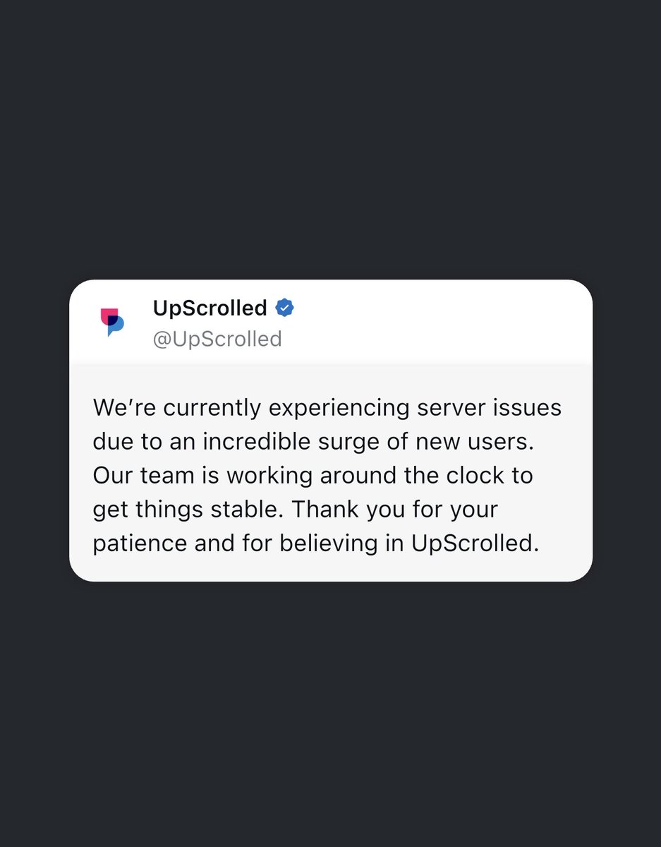 realUpScrolled's tweet image. 