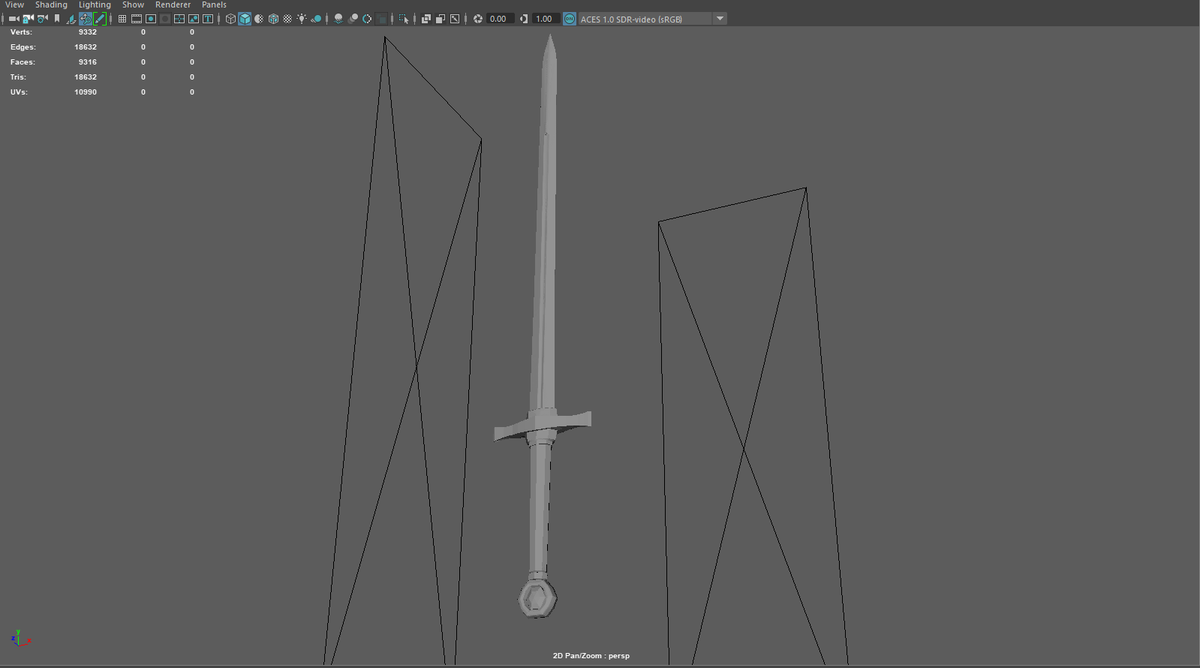 Xesxus's tweet photo. Modeled a sword⚔️ https://t.co/9kWyEZN3BZ