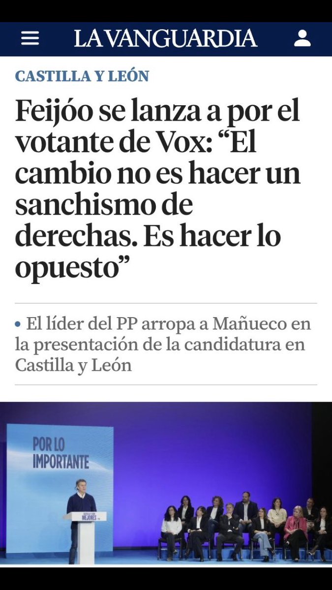 Tú definitivamente no has entendido nada no <a href="/NunezFeijoo/">Alberto Núñez Feijóo</a>? porque te cuesta tanto entender que los votantes de VOX jamás votaremos al PP porque sabemos que sois un fiasco y el continuismo! nosotros sólo queremos cambio real por eso #SoloQuedaVOX